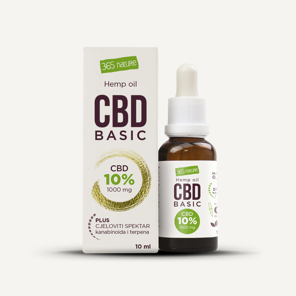 CBD Basic uljne kapi 10%