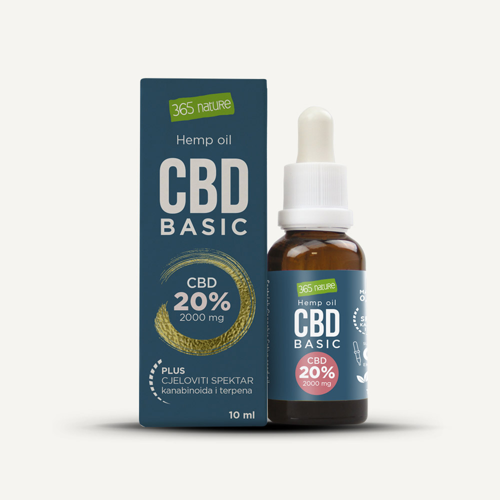 CBD Basic uljne kapi 20%