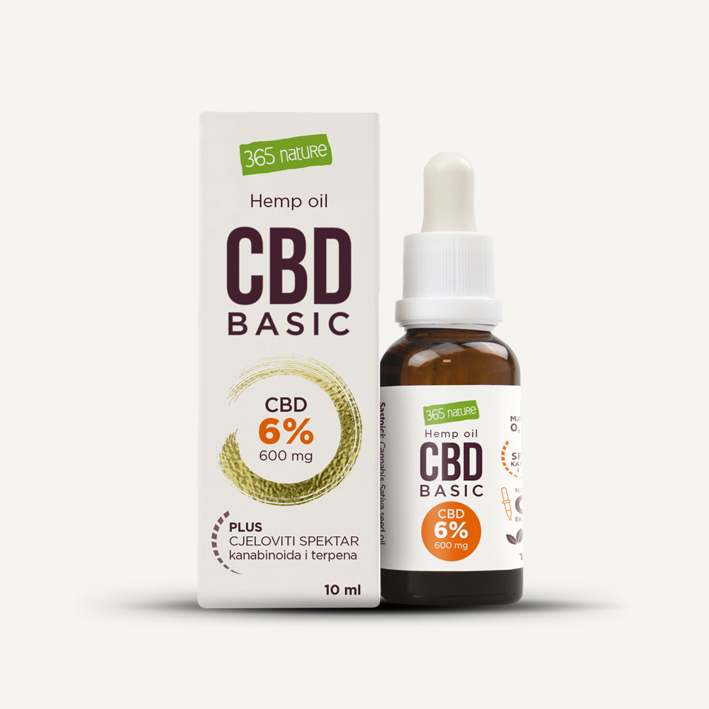 CBD Basic uljne kapi 6%