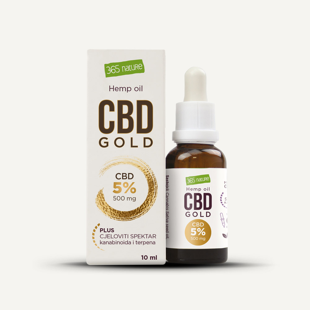 CBD Gold uljne kapi 5%