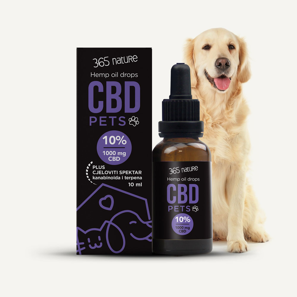 CBD ulje konoplje za životinje 10% 