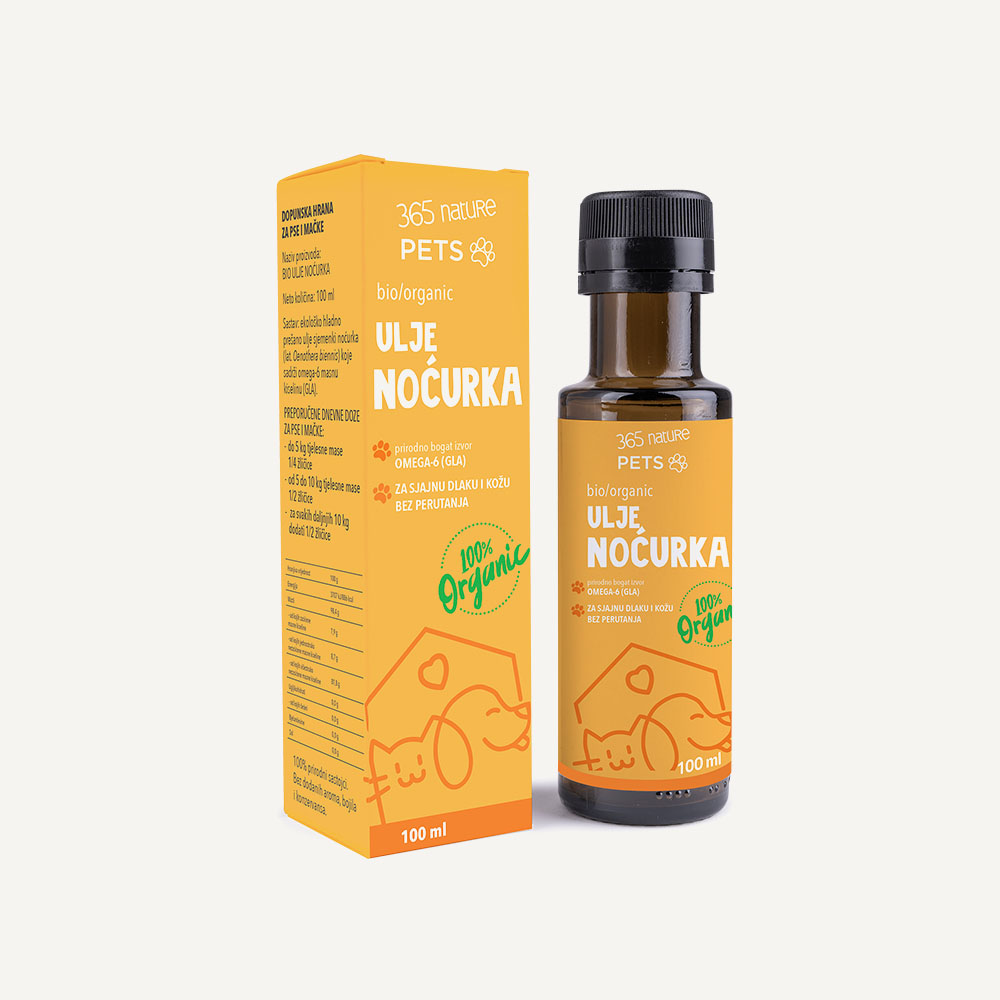 Ulje noćurka za životinje Bio/Org 100 ml